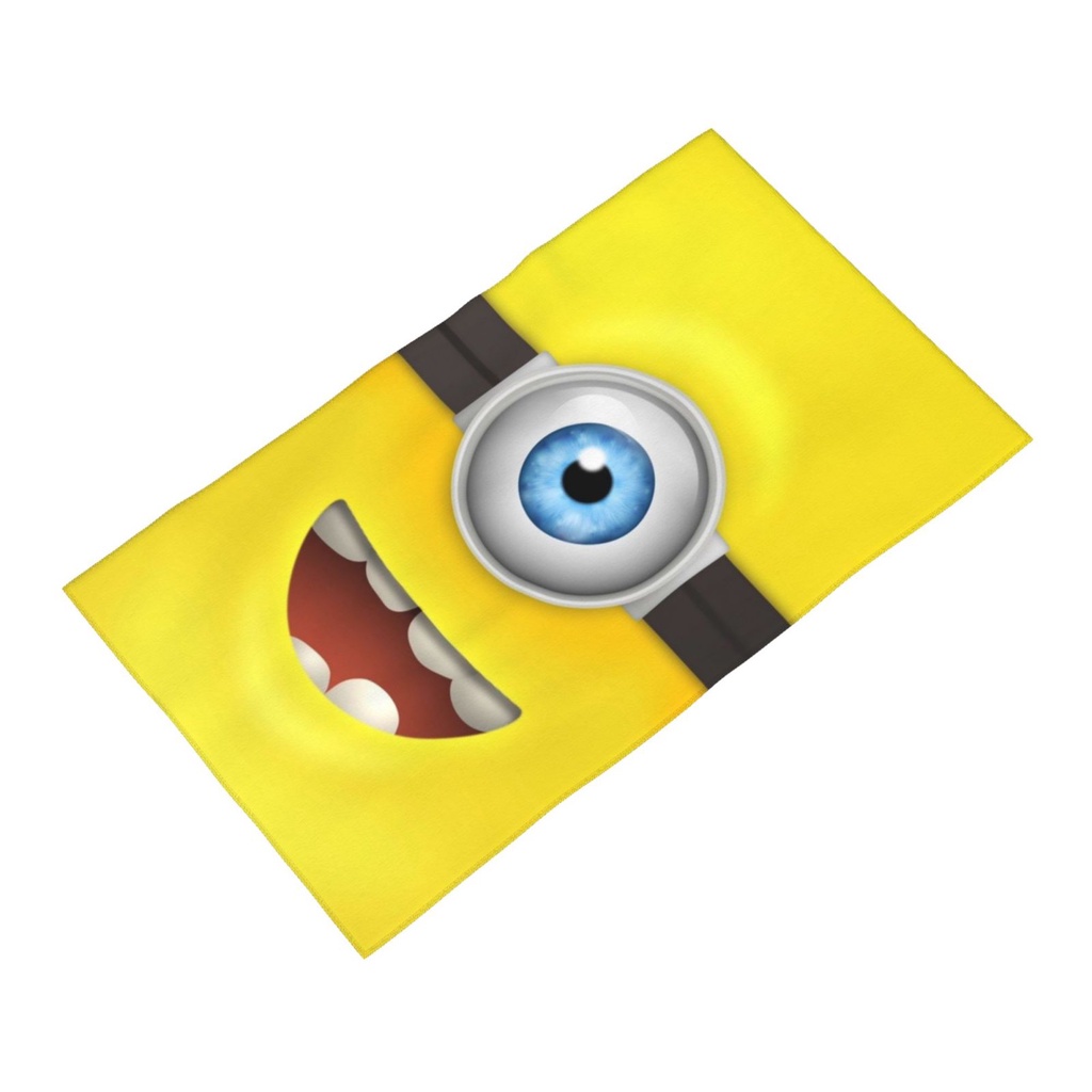 Khăn Lau Tay Đa Năng Thấm Hút Tốt In Hình Minions Dễ Thương Kích Thước 40 * 70cm Tiện Dụng Cho Phòng Tắm / Khách Sạn