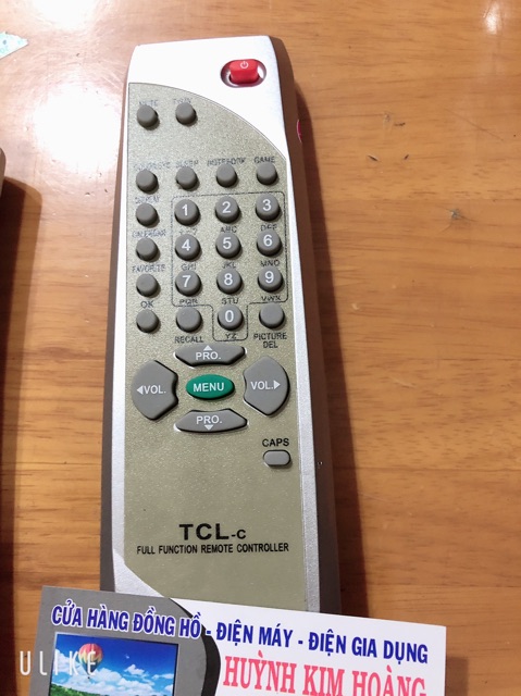 REMOTE ĐIỀU KHIỂN TIVI TCL DÀNH CHO TV THƯỜNG