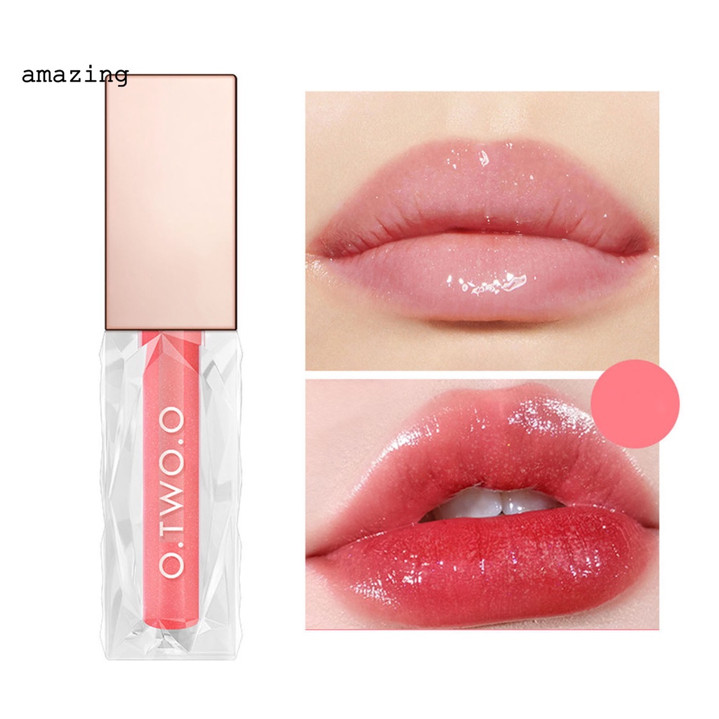 [Hàng mới về] Son bóng trong suốt trọng lượng nhẹ làm đầy môi lâu trôi tùy chọn màu sắc