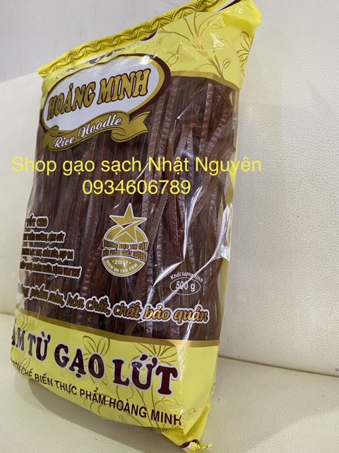 (500gr) Phở Gạo Lứt Đỏ Hoàng Minh (Mì Gạo Lứt)