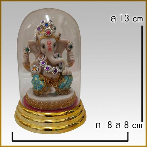 Tượng Phong Thủy Voi Thần Ganesha Thái Lan [Có Lồng Kính] Thu Hút Tài Lộc Cát Khí Hộ Mệnh May Mắn