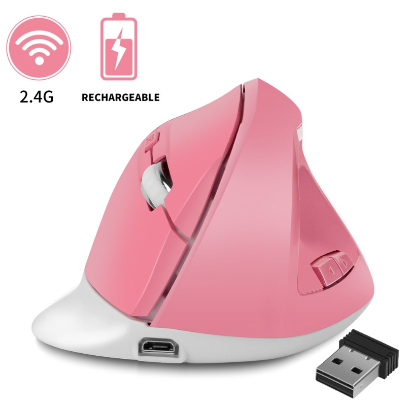 Chuột không dây Dạng Đứng 2.4GHz Với 3 Mức DPI