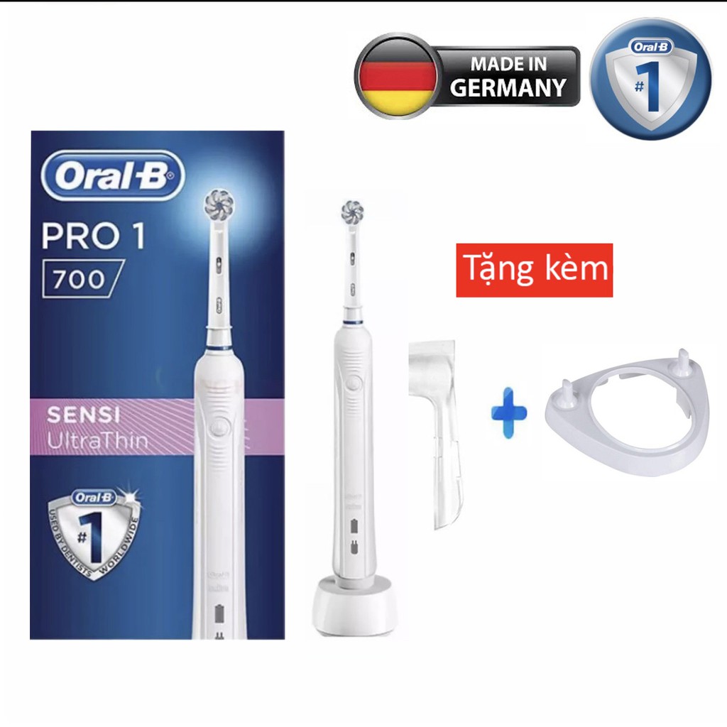 Bàn chải điện Oralb Pro 700 sensi dành cho răng nhạy cảm (made in