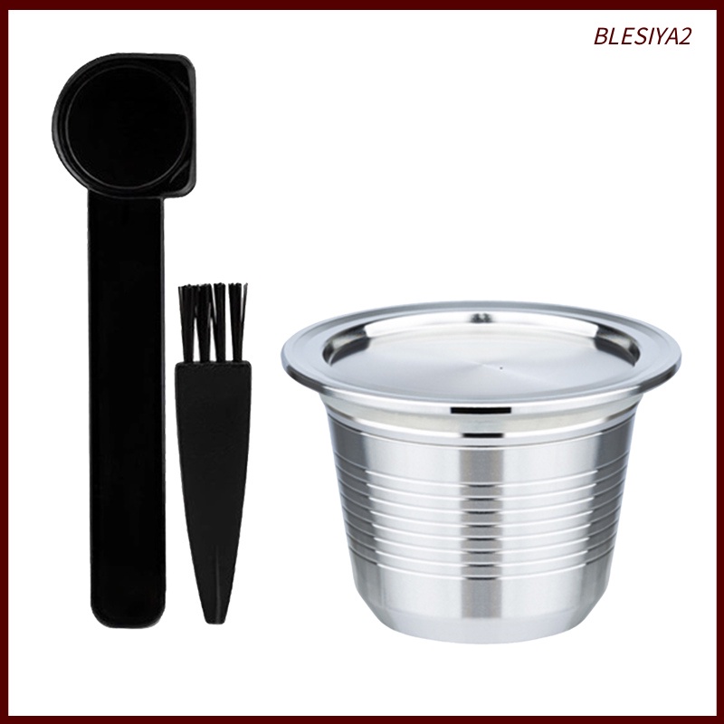 [BLESIYA2]Coffee Capsule Stainless Steel Reusable for Le Cube