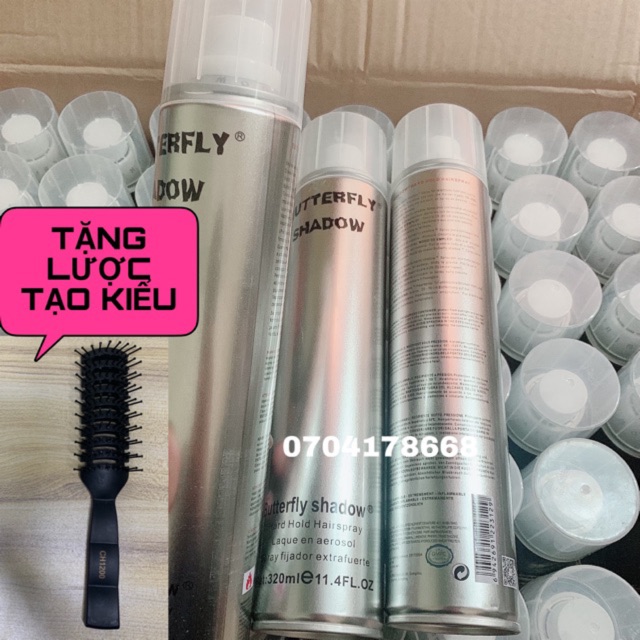 Gôm xịt tóc butterfly shadow chính hãng 320ml