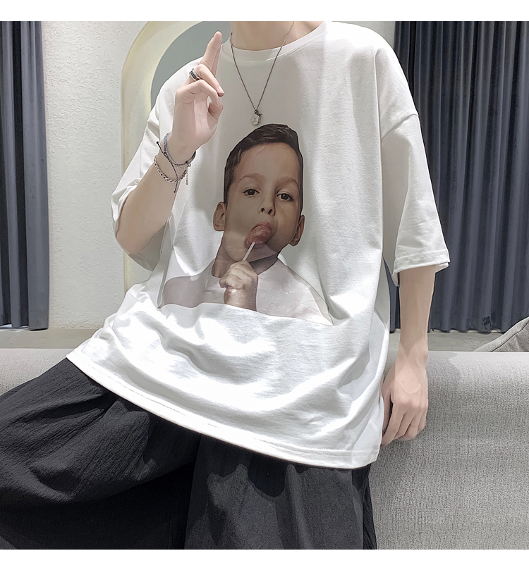 Áo Thun Nam Tay Ngắn In Hình Cá Tính (M-8Xl)