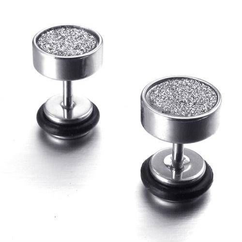 Khuyên Tai Tròn Bằng Thép Không Gỉ 316L 8mm Cá Tính Cho Nam