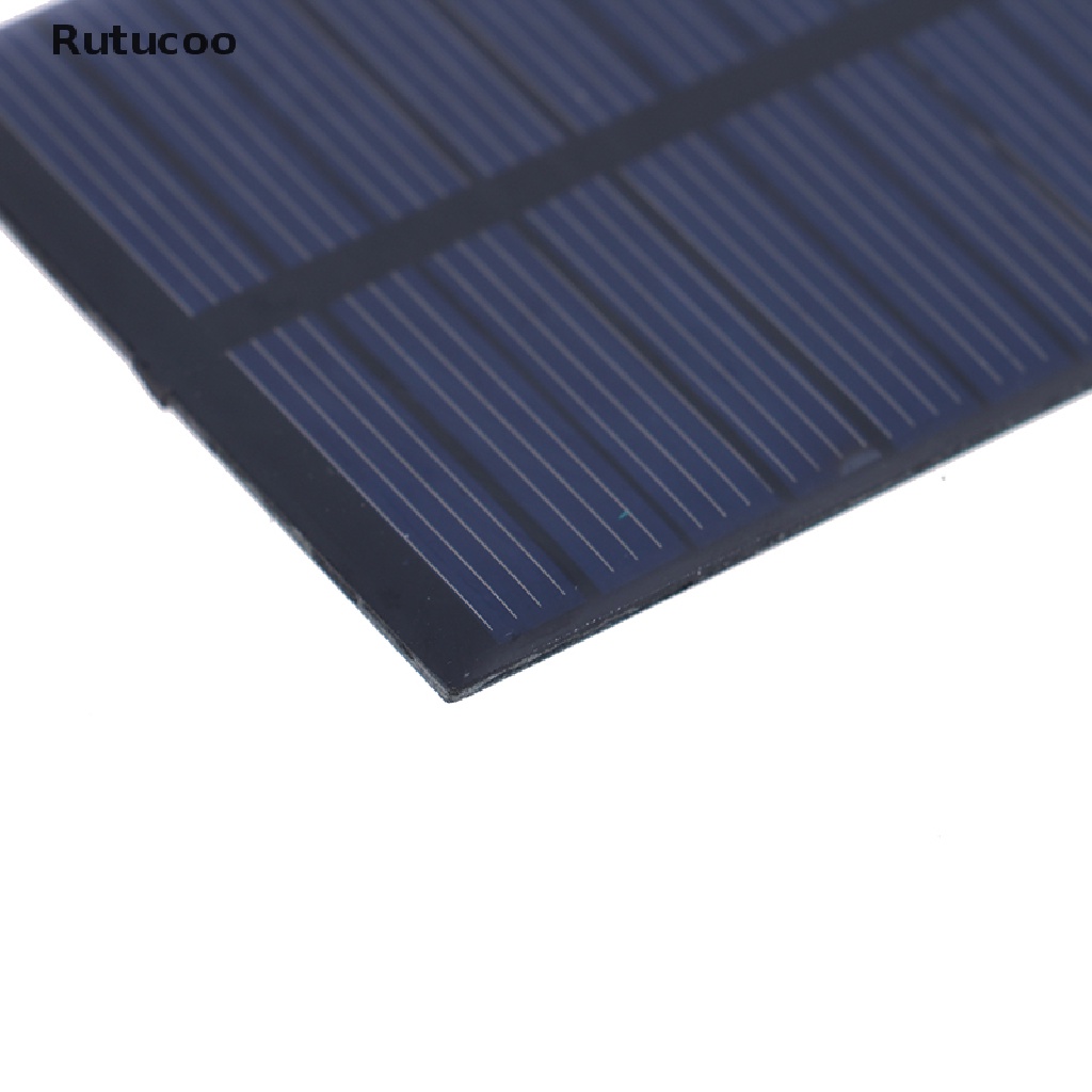 Rutucoo New 6v 100ma 0.6w epoxy solar panel photovoltaic polycrystalline cell charger VN