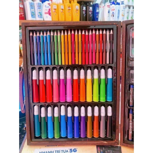 Bộ tô màu sáng tạo hộp gỗ Similac