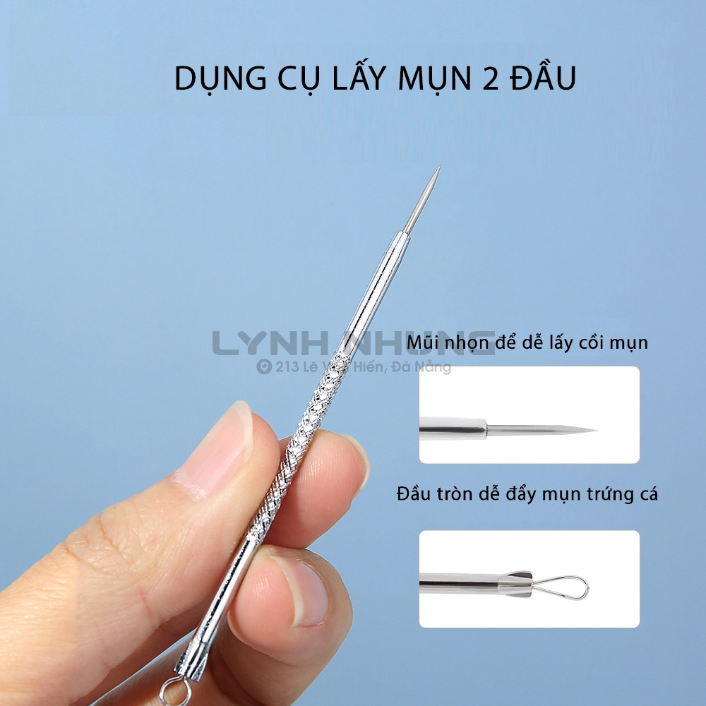 Cây nặn mụn 2 đầu loại cây ngắn