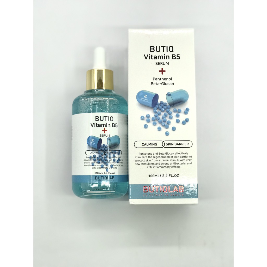 Serum B5 ButiQ Lab Hàn Quốc Tính Chất Vitamin B5 Hàn VitaB5 HAB5 Cấp Ẩm Phục Hồi Căng Bóng Da Chính Hãng Công Ty