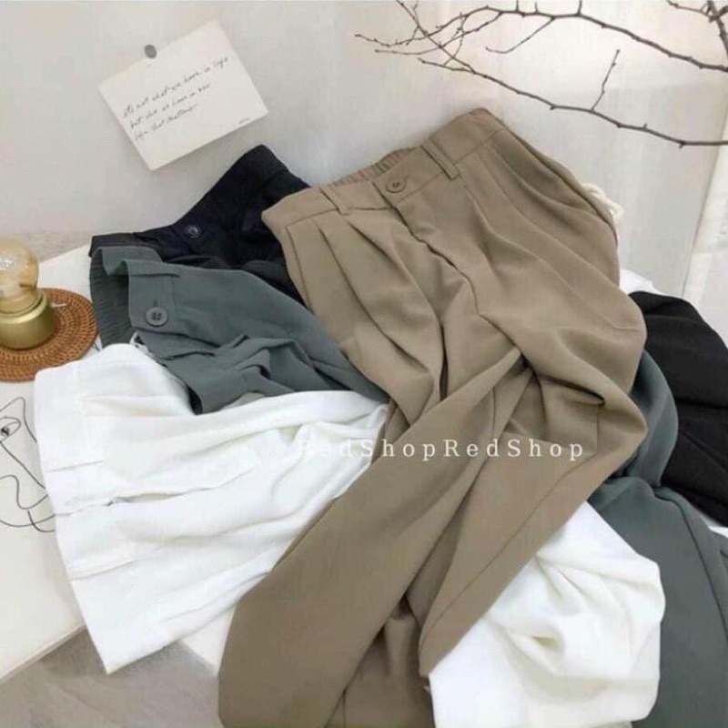 QUẦN ỐNG RỘNG CULOTTES, QUẦN ỐNG SUÔNG NỮ chất liệu vải cao cấp mã 188