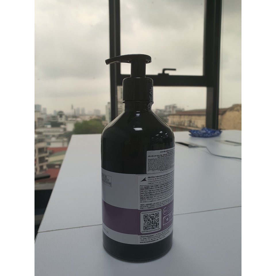 Dầu gội tím khử vàng loreal CHROME CREME PURPLE DYES SHAMPOO 500ml-300ml