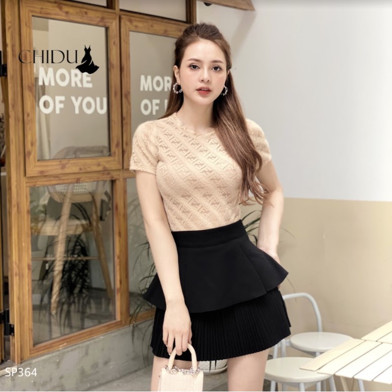 [ Mã WASTAPR giảm 10K đơn 50K] CHIDU Áo ren body SP364