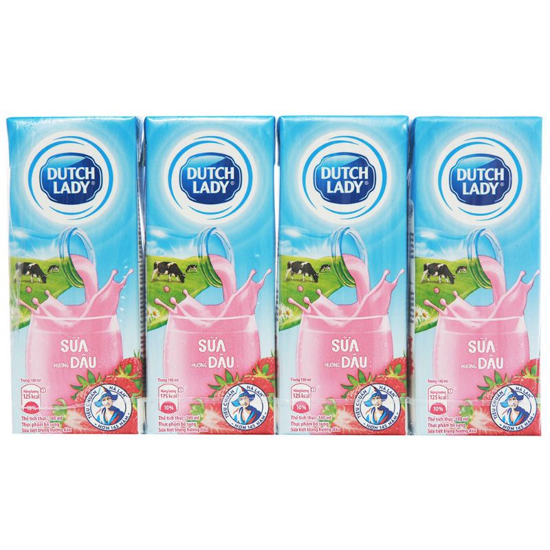Thùng sữa tươi tiệt trùng Cô Gái Hà Lan 180mlx48 hộp