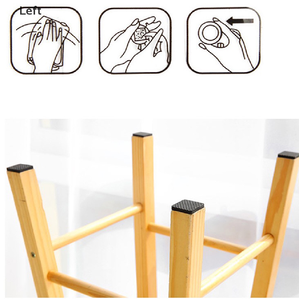 Bộ 48 Vỏ Bọc Bảo Vệ Chân Bàn Ghế Tự Dính Tiện Dụng