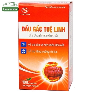 Dầu gấc Tuệ Linh- Sáng mắt, giảm mởi mắt- lọ 60 viên