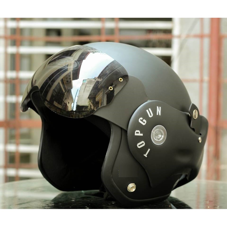 Mũ bảo hiểm fullface lật hàm TOPGUN