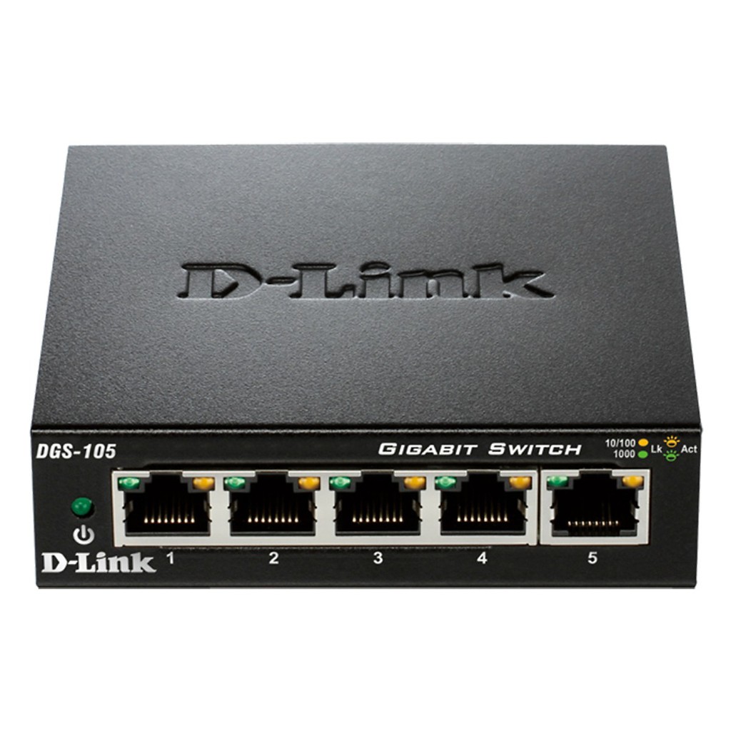 Bộ chia mạng switch 5 cổng D-Link DGS-105 ĐEN