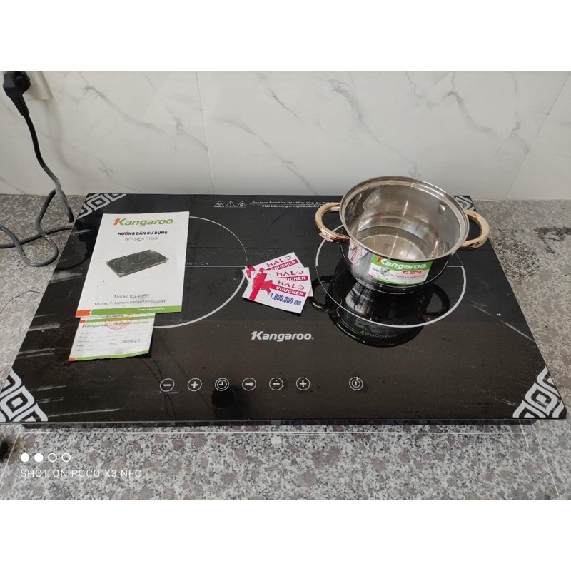 Bếp từ đôi Kangaroo KG498N