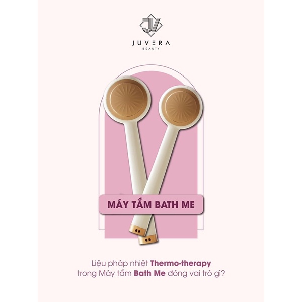 Máy tắm Bath Me Juvera Body Cleanse công nghệ Sonic, tẩy tế bào chết | Bảo hành chính hãng 1 đổi 1 trong 1 năm