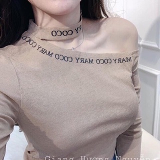 Áo trễ vai choker dành cho nữ