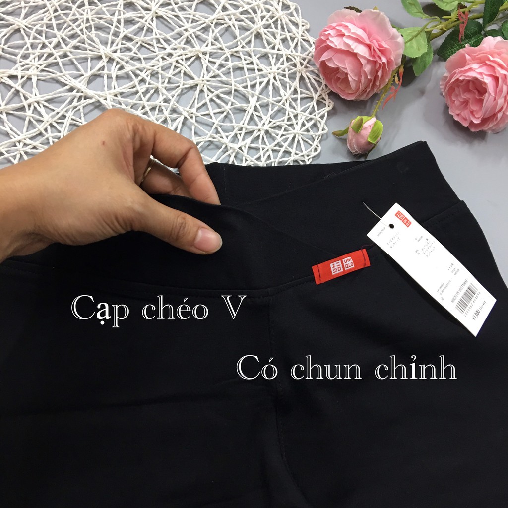 Quần đùi bầu cạp chéo chất cotton co giãn đàn hồi - 𝐐𝟓𝟏