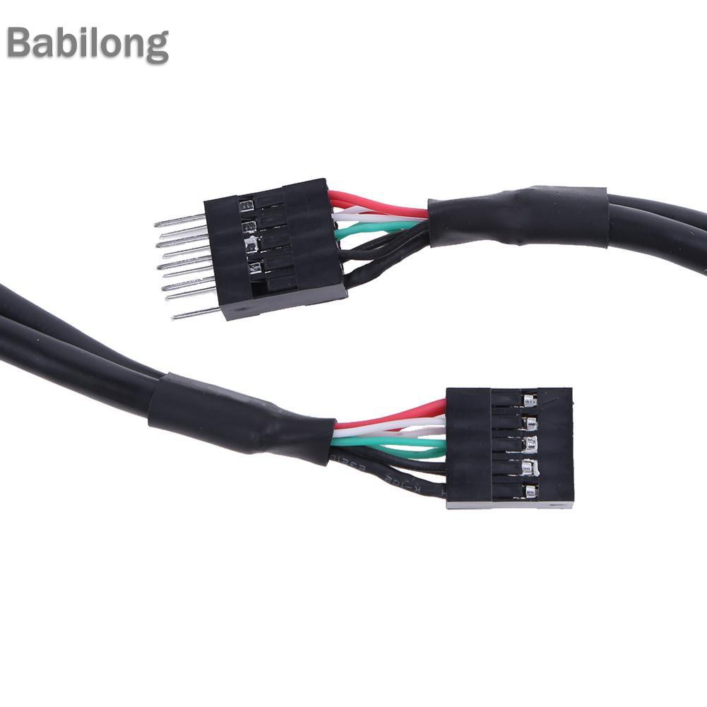 Dây Cáp Nối Dài 50cm Usb 2.0 9 Pin Male Sang 9 Pin Female