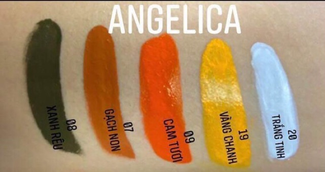 Mực môi mày mí Angelica