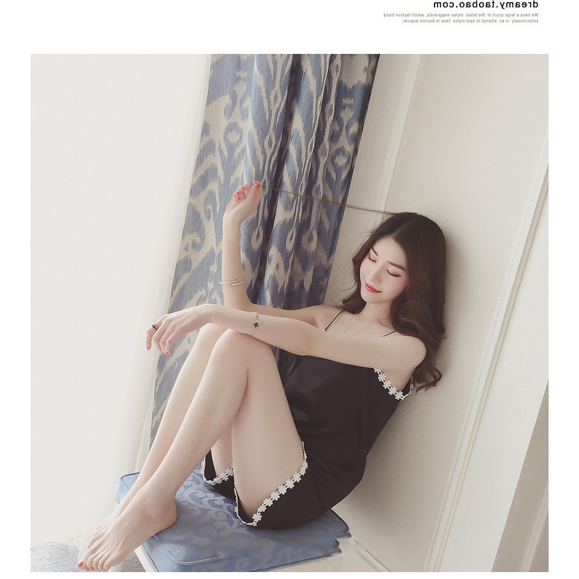 Đồ Ngủ SeXyFreeShip - Chất Đẹp BỘ ĐỒ NGỦ 2 DÂY MẶC NHÀ SIÊU MÁT, SEXY QUYẾN RŨ ĐẸP