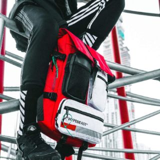 Backpack underwater hypebeast (sneaker jordan1×offwhite red)