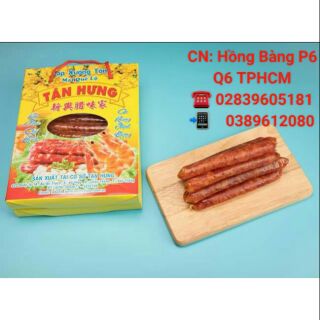 Lạp xưởng tôm tân hưng loại hộp 500g
