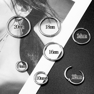 Bông tai unisex khoen tròn bông tai suga bts idol hàn quốc sáng bóng đẹp tinh xảo - namimi