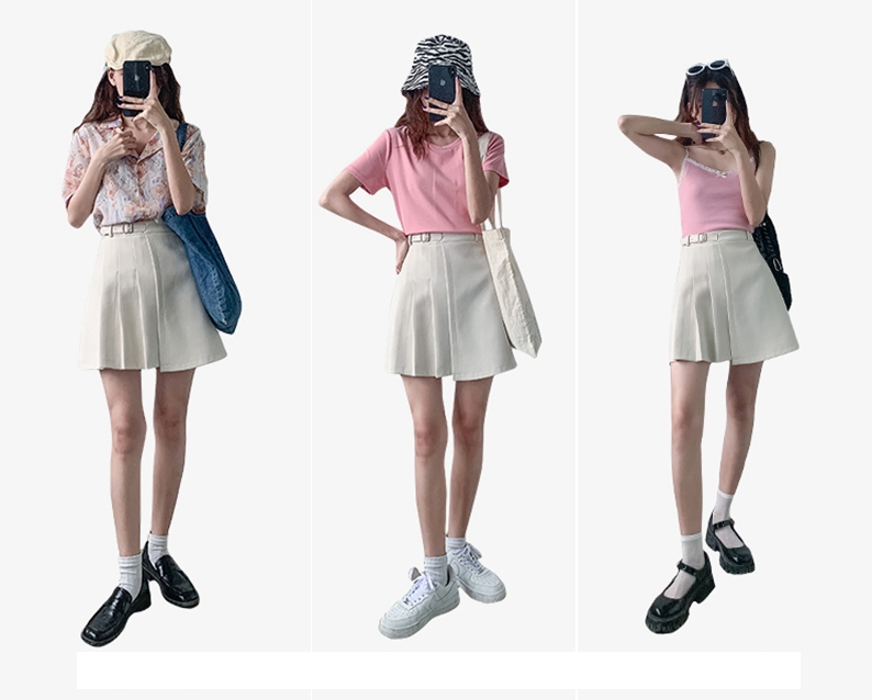 Chân Váy Nữ Lưng Cao Xếp Ly Thời Trang | BigBuy360 - bigbuy360.vn