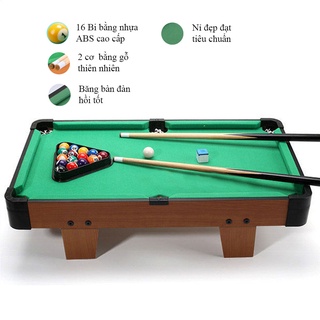 Bàn Bida Bi a Pool mini Cho Trẻ em và người lớn Giúp trẻ tránh xa điện thoại kích thước: 69x37x22 cm