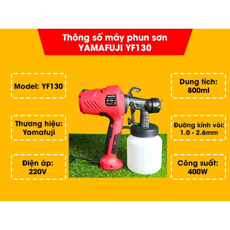 Máy phun sơn chạy điện Yamafuji YF130