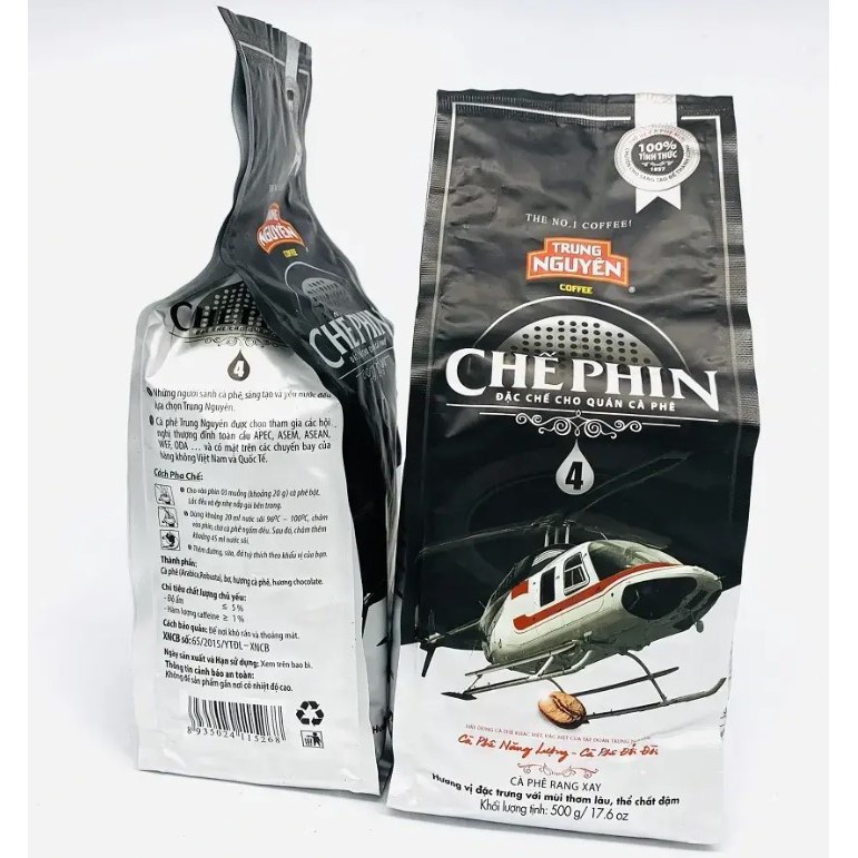 [CHÍNH HÃNG] Cà phê Chế Phin 1 / 2 / 3 / 4 / 5 Trung Nguyên - gói 500g - Cà phê pha phin