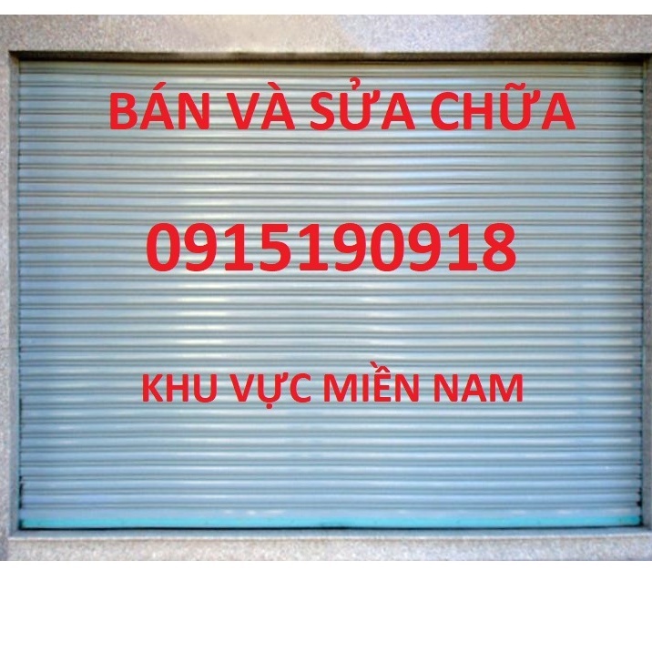 Cửa cuốn Đài Loan 0,6mm - 1.2mm, bao vận chuyển và lắp đặt tai TP HCM, bảo hành 10 năm