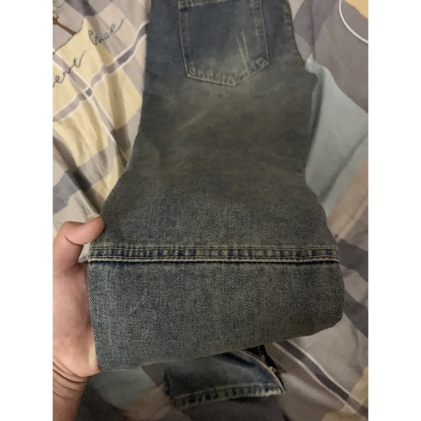 Quần jeans For Amiri rách gối