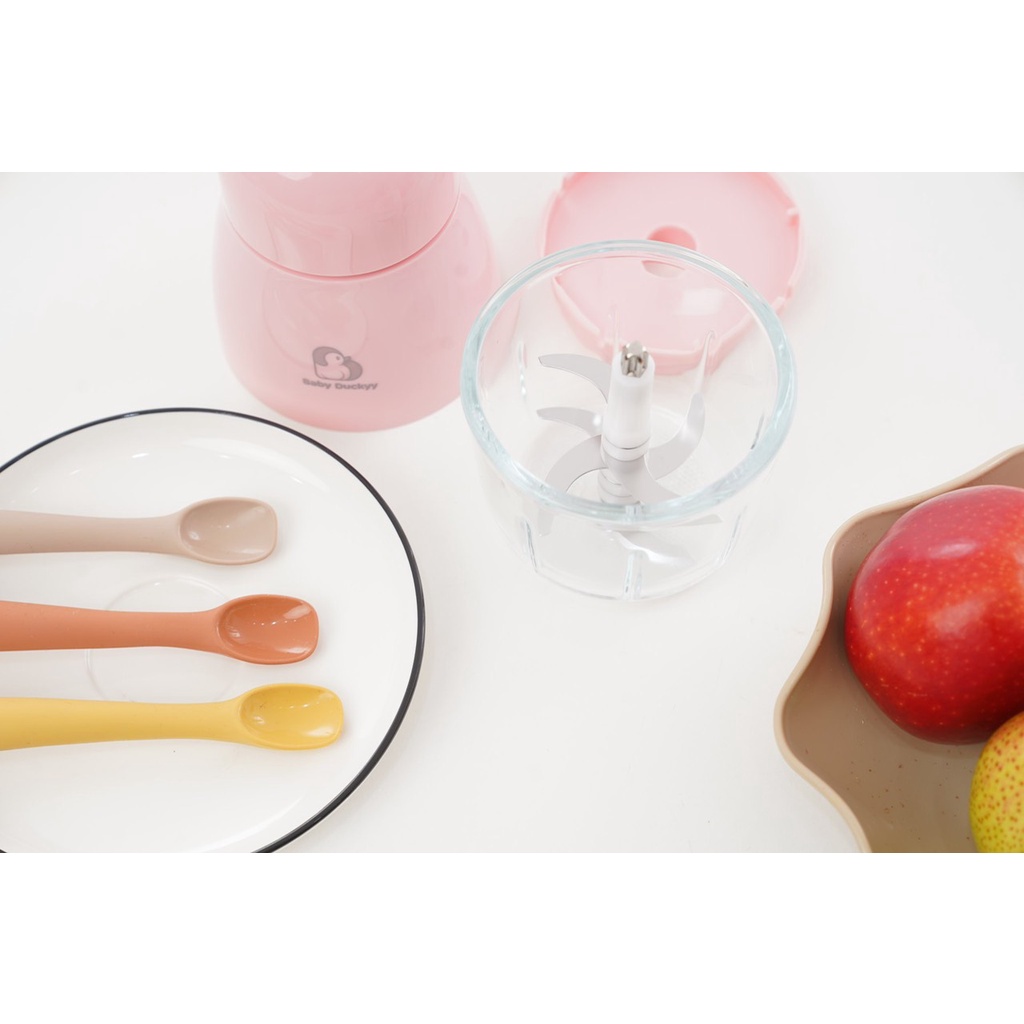 Máy xay đồ ăn dặm cho bé BABY DUCKYY 0.3L 6 lưỡi dao
