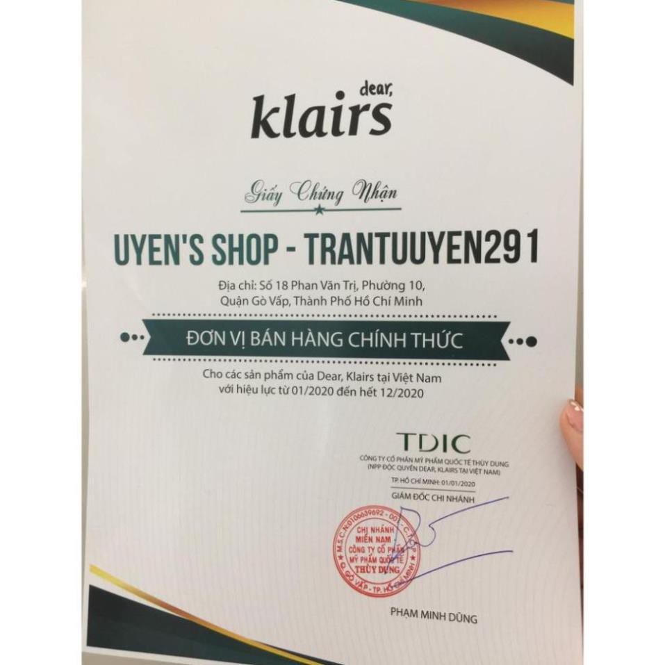 Nước hoa hồng Dear Klairs Supple Preparation toner 180ml | BigBuy360 - bigbuy360.vn