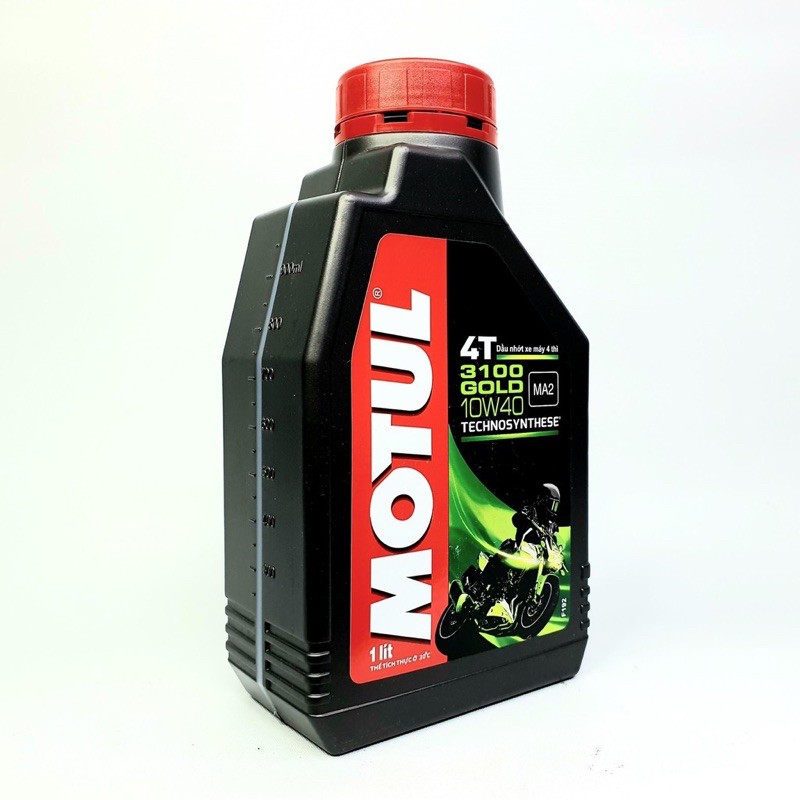 [Mẫu mới] Nhớt xe số cao cấp Motul 3100 Gold 10W40 1L, check mã QR- dành cho xe Exciter, Winner, Wave, mô tô PKL PKN