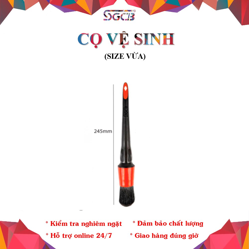 SGCB Cọ Vệ Sinh Chi Tiết Ô Tô Và Mô Tô Size 245mm SGGD267