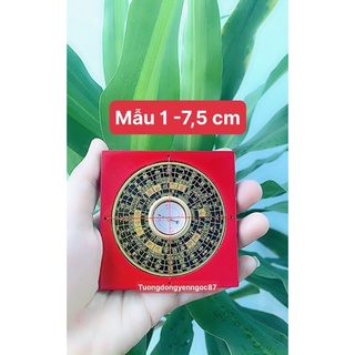 La bàn phong thủy 7,5 cm ( chữ Trung Quốc)