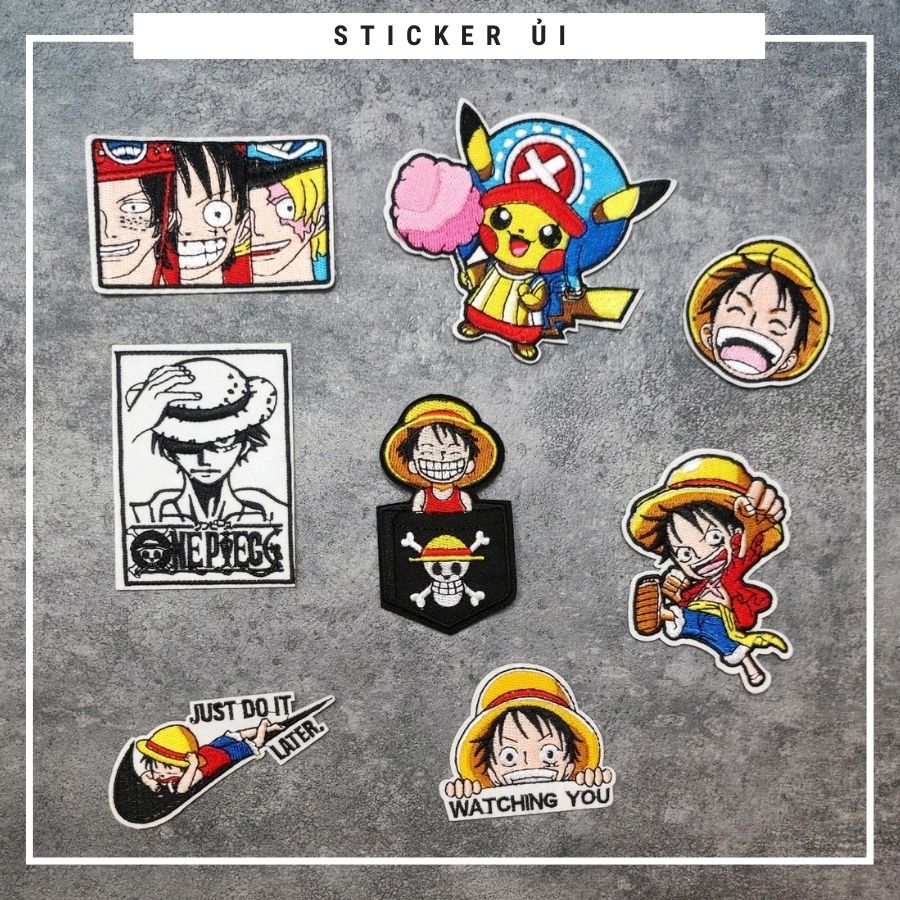 Sticker ủi áo cao cấp dùng làm Miếng vá quần áo, CÓ SẴN LỚP KEO NÊN BẠN CHỈ CẦN DÙNG BÀN ỦI ĐỂ ỦI LÀ DÍNH !