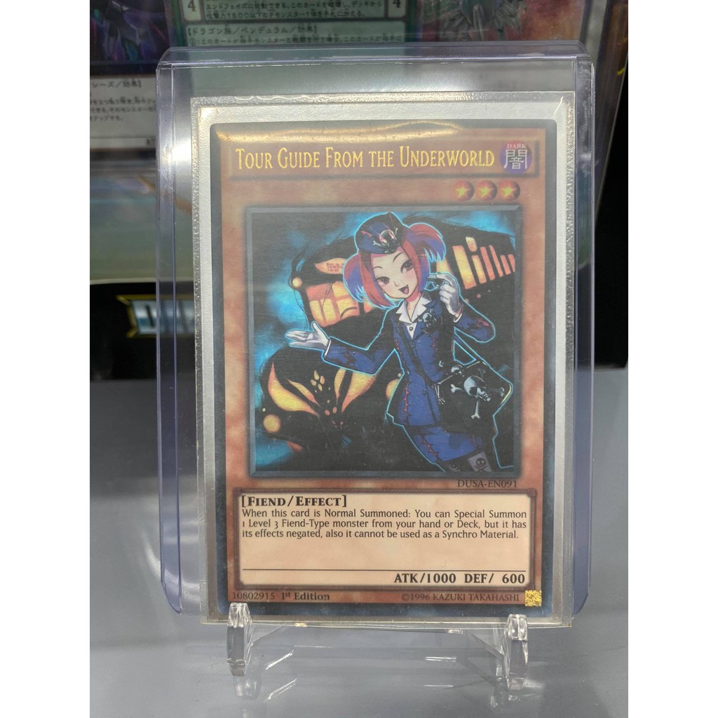 [ Dưa Hấu Yugioh ] Lá bài thẻ bài Tour Guide From the Underworld - Ultra Rare - Tặng bọc bài nhựa bảo quản