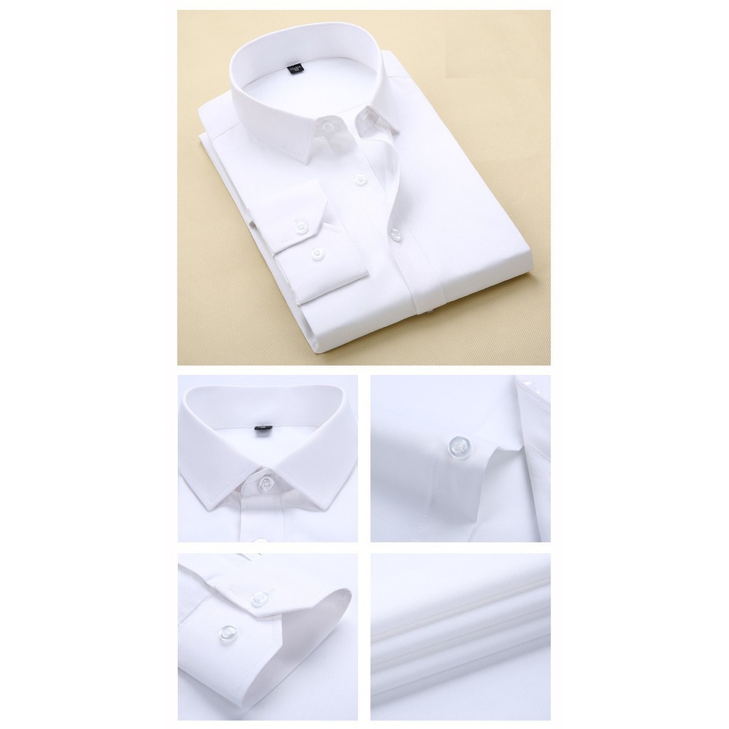 Áo sơ mi nam body dài tay Hàn Quốc, vải chống nhăn | BigBuy360 - bigbuy360.vn