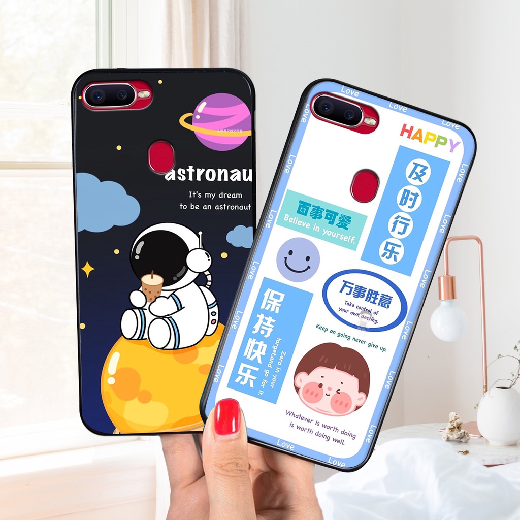 Ốp lưng Oppo A5S/ A7 / F9 / A12 in hình 3D GẤU cute be@r, soda, happy day cực hot ,thời thượng