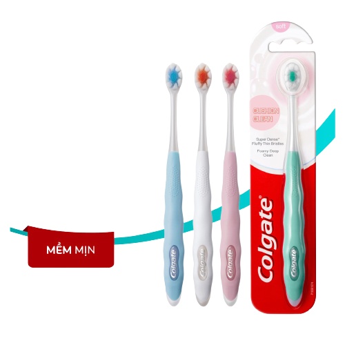 Bàn chải đánh răng Colgate Cushion Clean sạch vượt trội