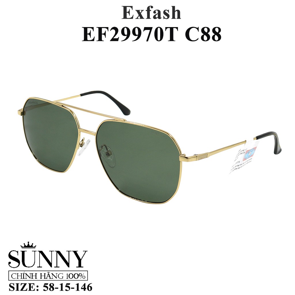 EF29970T - Kính mát Exfash chính hãng, bảo hành toàn quốc, luôn kèm tem chống hàng giả do bộ công an cấp